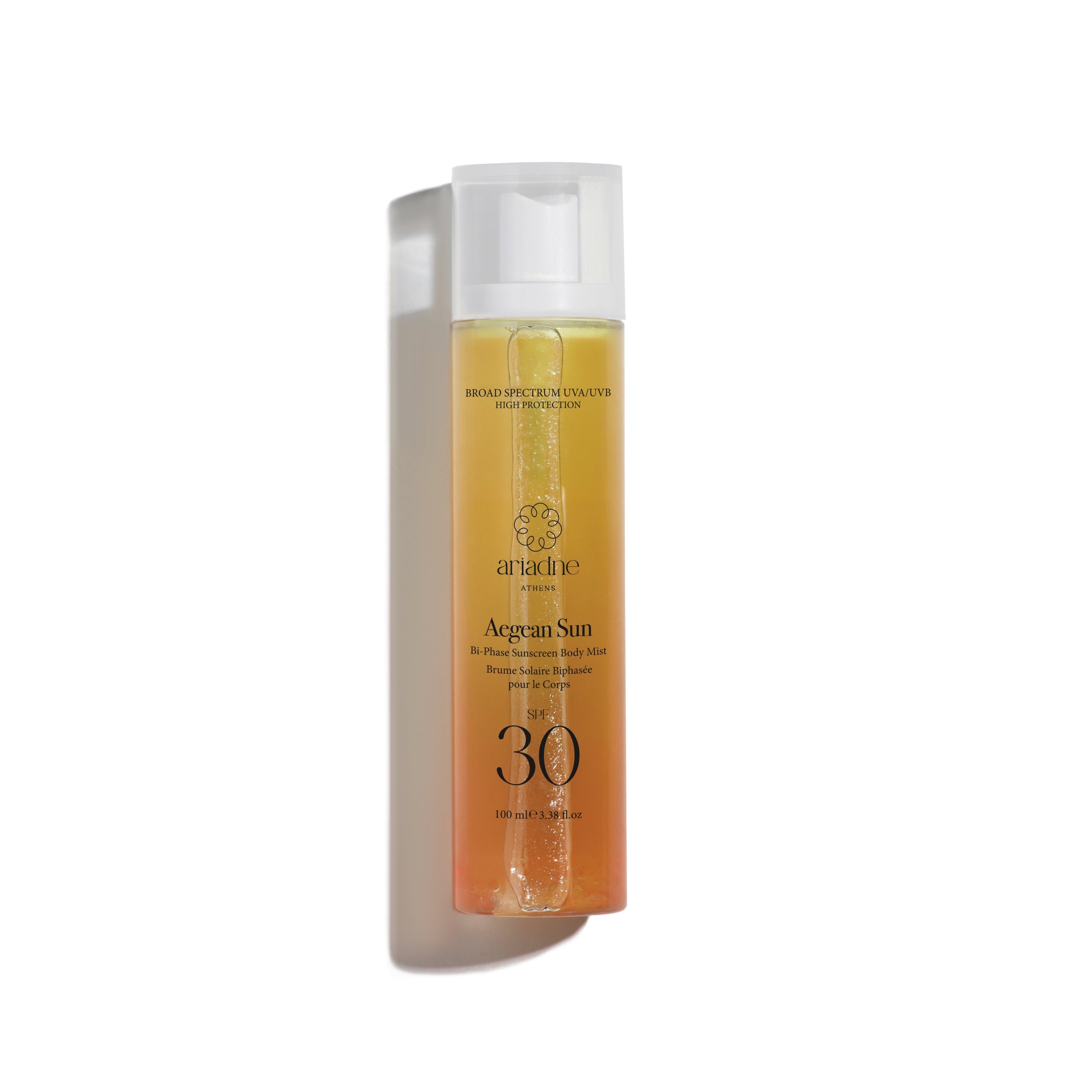 Aegean Sun Bi-Phase Sunscreen Body Mist SPF30