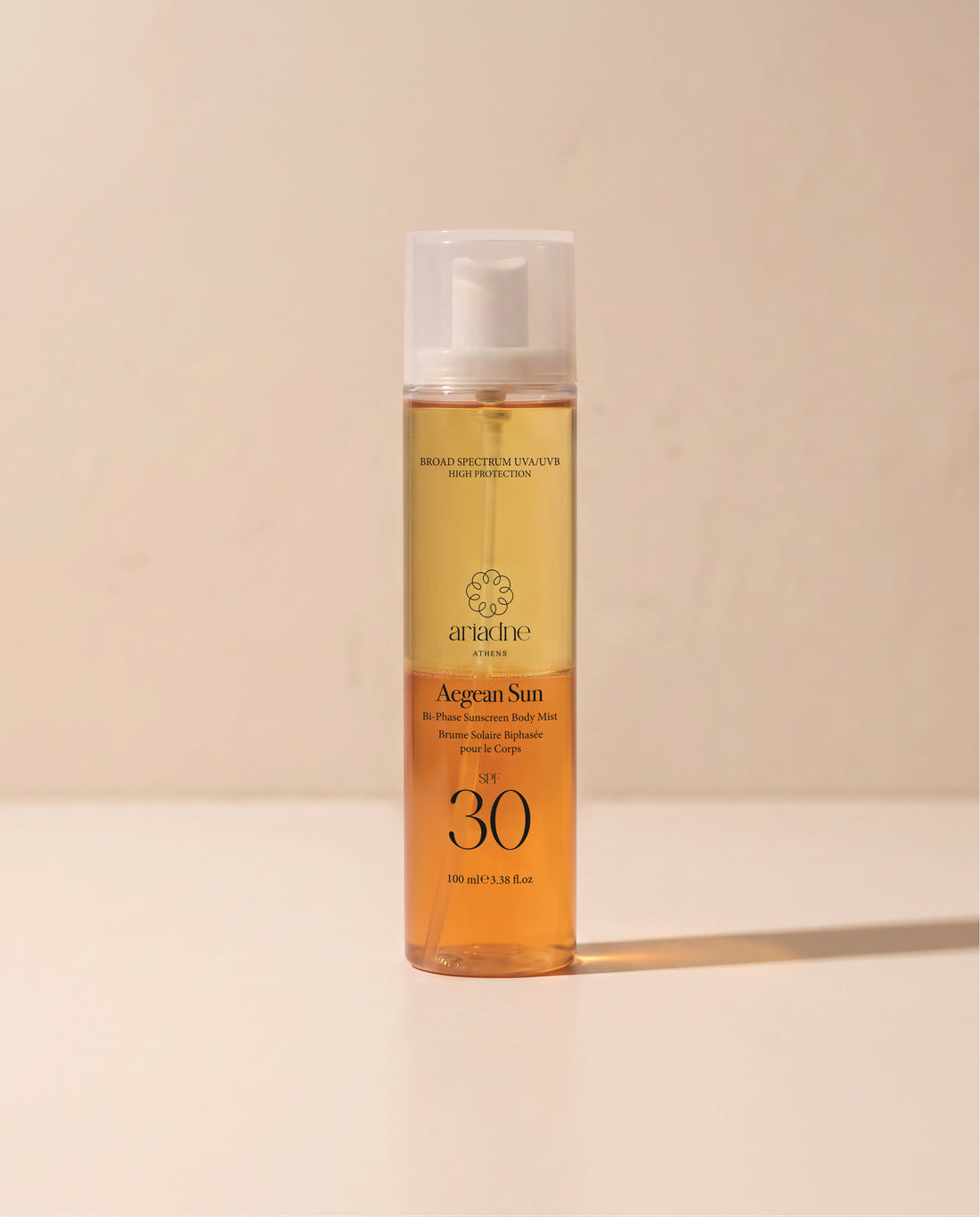 Aegean Sun Bi-Phase Sunscreen Body Mist SPF30